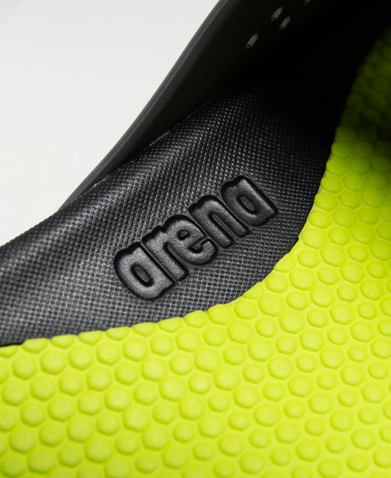 Arena Ciabatta piscina Bruno 004372 101 black-lime-grey
