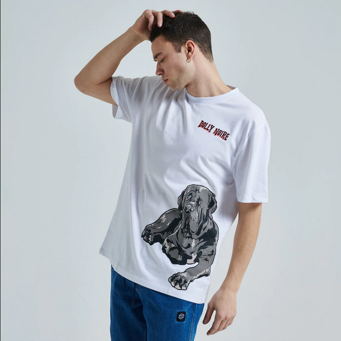 Dolly Noire Mastino Napoletano Tee ts096-ta-02 white