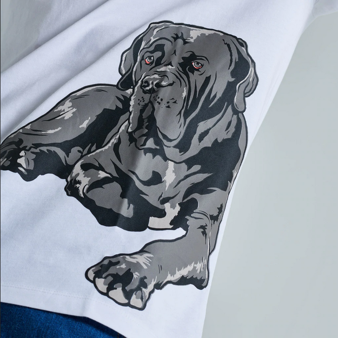 Dolly Noire Mastino Napoletano Tee ts096-ta-02 white