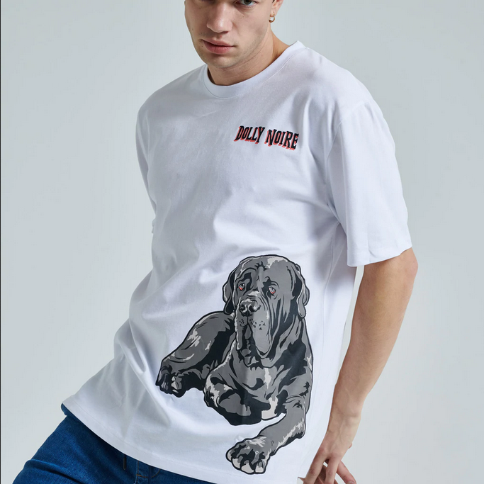 Dolly Noire Mastino Napoletano Tee ts096-ta-02 white