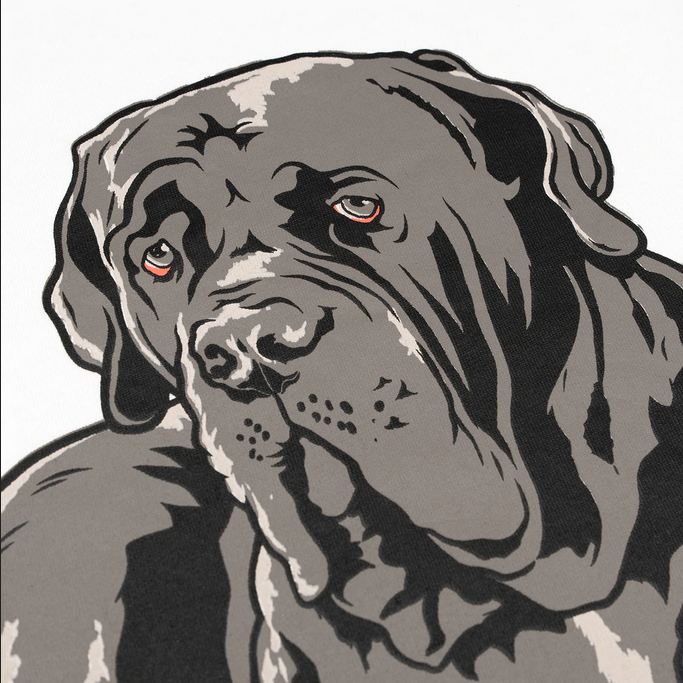 Dolly Noire Mastino Napoletano Tee ts096-ta-02 white