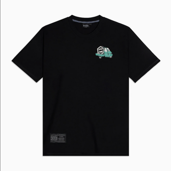 Dolly Noire T-shirt manica corta Tre Ruote Tee ts110-ta-01 nero