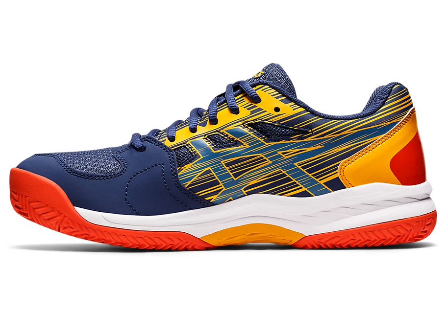 Asics scarpa da padel da uomo Gel Exclusive 6 1041A200 400 blu-ambra