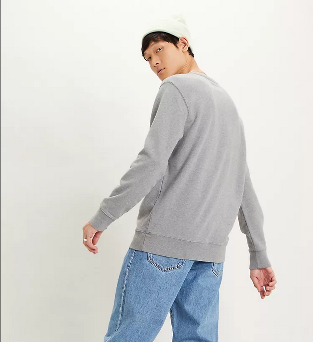 Levi's Felpa girocollo da uomo 359090002 grigio