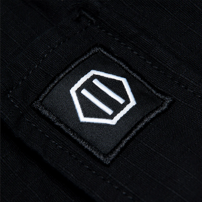 Dolly Noire pantaloncino cargo in ripstop sh004 01 nero