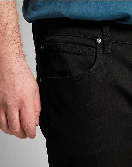 Lee Pantalone Jeans Luke Midweight L719HFAE clean black