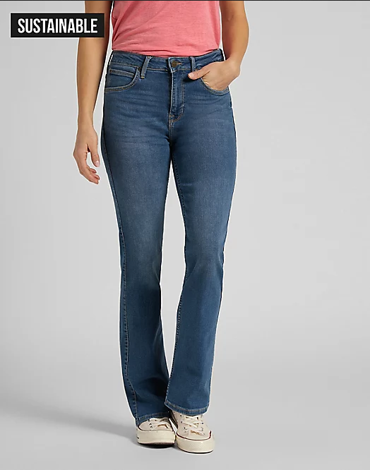 Lee Jeans Breese Boot Worn Martha Pantalone a zampa da donna 4500276601 L31TQDTO blu