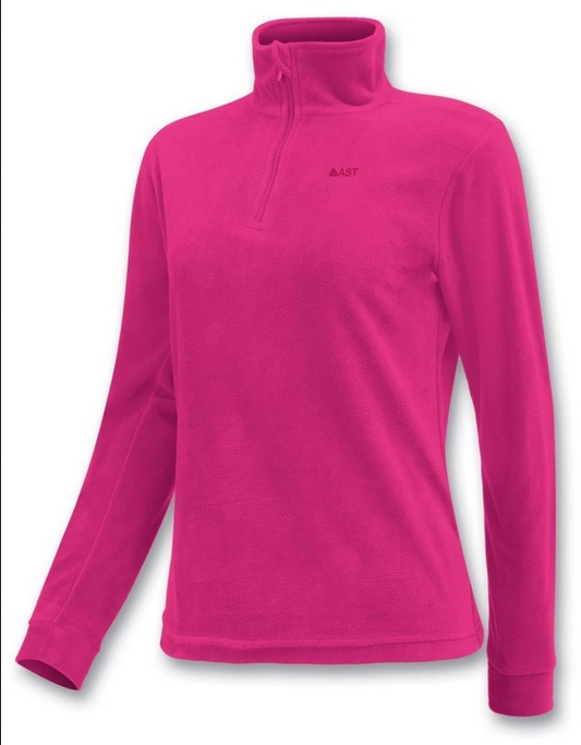 Astrolabio Maglia da donna con mezza cerniera in pile A48N TS25 2F 794 rosa