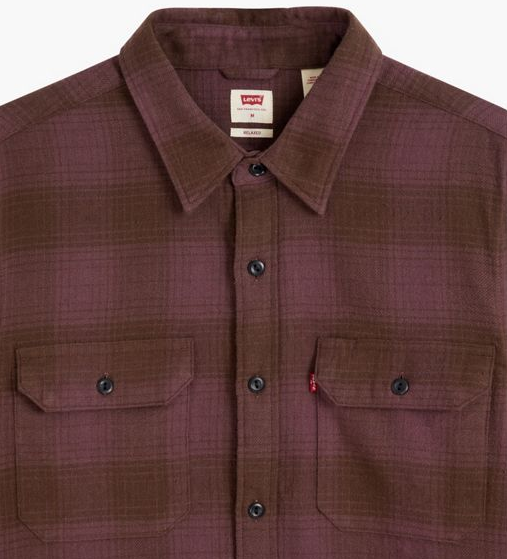 Levi's camicia manica lunga da uomo in Flanella 19573-0172 tyrone huckleberry