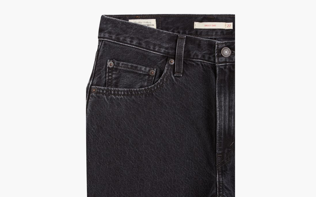 Levi's Pantalone Jeans da donna Oversize Dad A34940014 black stonewash