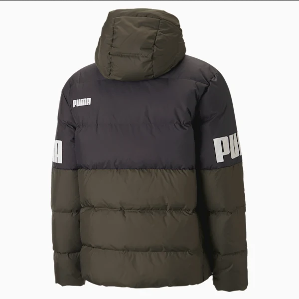 Puma piumino da uomo con cappuccio 849335 70 forest night