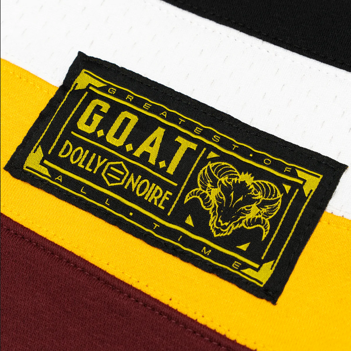 Dolly Noire Felpa da uomo con cappuccio GOAT Classic Hockey Hoodie SW167-SU-01 Bordeaux