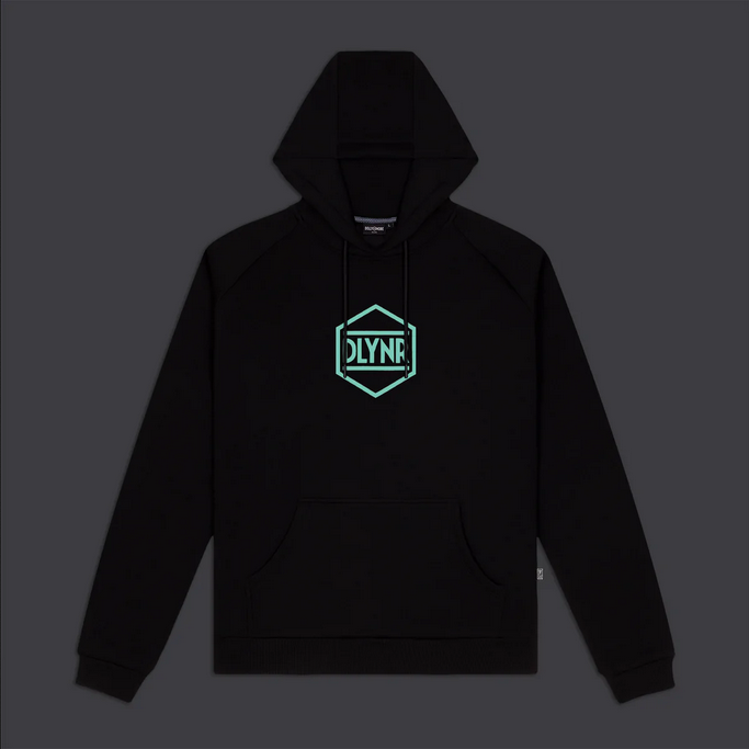 Dolly Noire Felpa da uomo con cappuccio Logo Classic Hoodie sw379-sa-03 nero verde