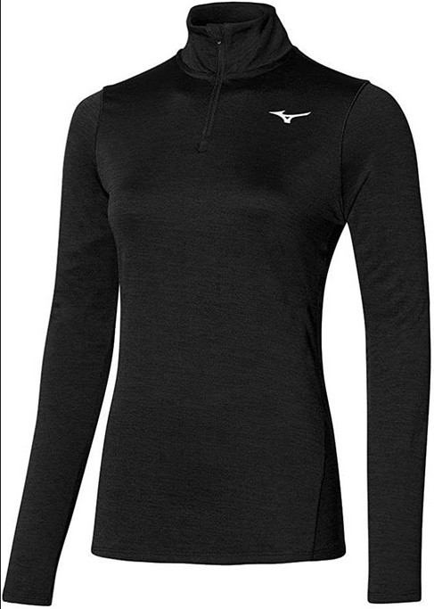 Mizuno Maglia da donna da corsa Impulse Core Ls Hz Shirt Woman J2GA1716 09 black