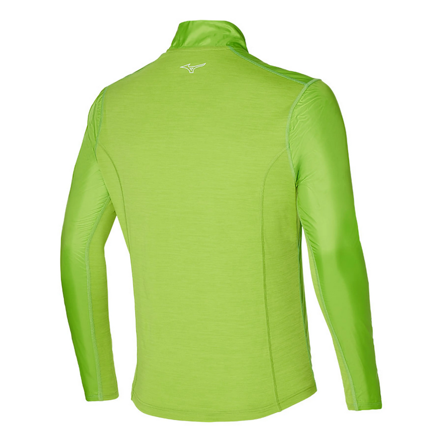 Mizuno maglia tecnica da corsa da uomo mezza zip Active Hybrid Dry