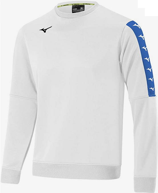 Felpa mizuno nera con strisce bianche hotsell