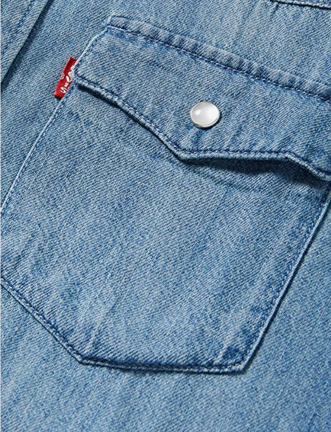 Levi's Kids Camicia da bambino Barstow Western 8E6866 M28 vintage stone