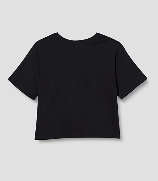 Levi's Kids T-shirt da ragazza LVG Light Bright Cropped Tee 4E0220 023 black