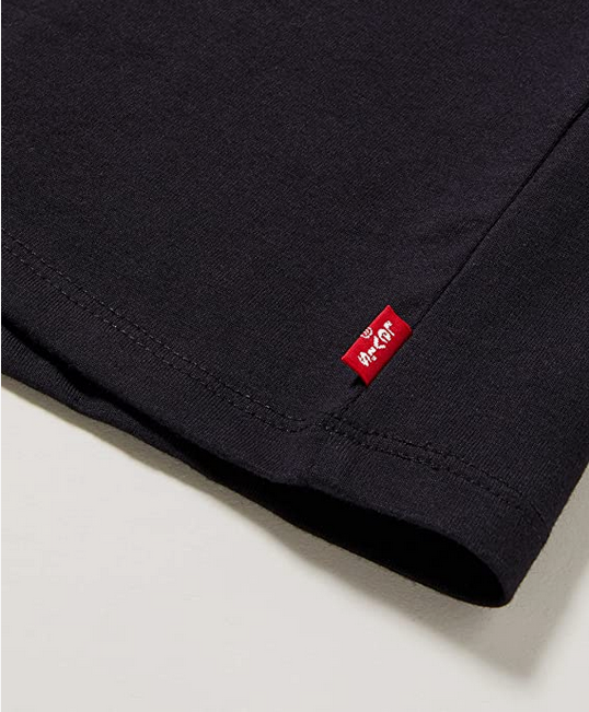 Levi's Kids T-shirt da ragazza LVG Light Bright Cropped Tee 4E0220 023 black