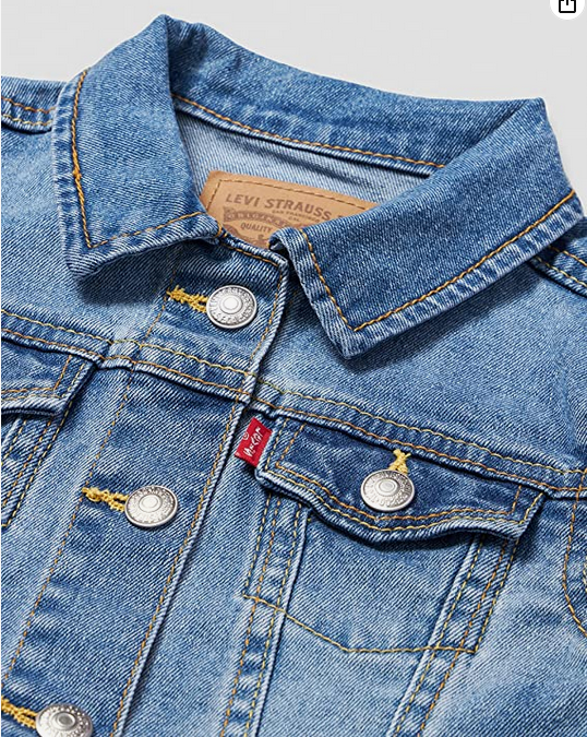 Levi's Kids Giacca in Jeans Barstow Western 3E4388-M0K blu medio