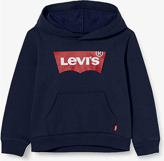 Levis Felpa da ragazzo con cappuccio Batwing Screenprint Hoodie 9E8778 C8D blu