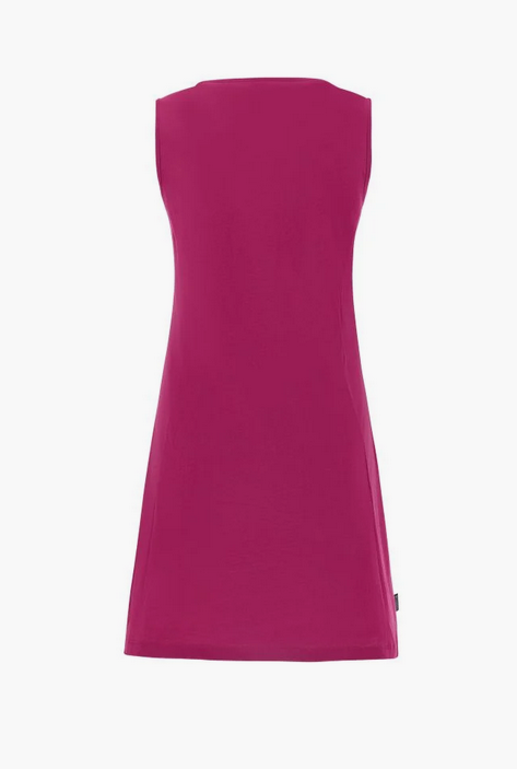 Freddy Abito smanicato in jersey con stampa foliage in tono S3WTRD2 F104 festival fuchsia