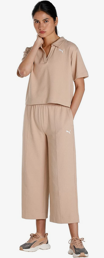 Puma Pantalone sportivo da donna a sigaretta Her Straight 673113-89 dusty tan