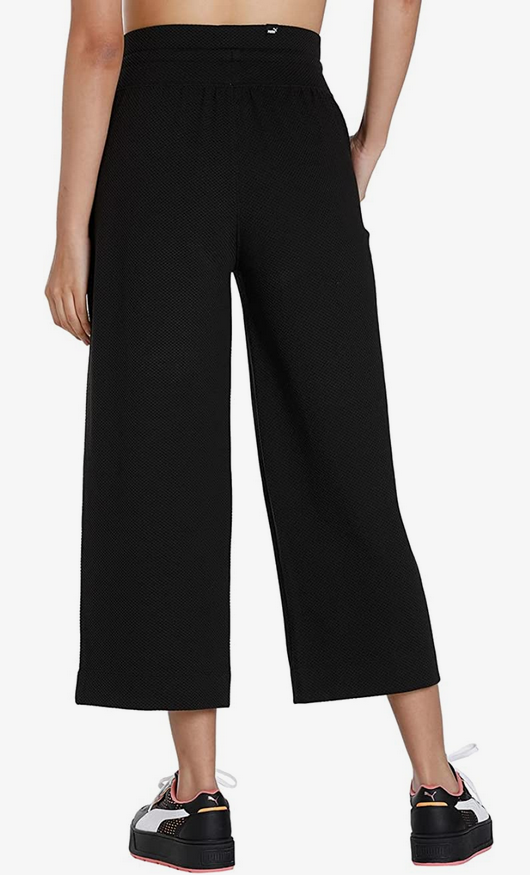 Puma Pantalone sportivo da donna a sigaretta Her Straight 673113-01 nero