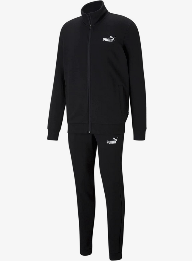 Puma Tuta da uomo in cotone garzato Clean Sweat Suit TR 585840 01