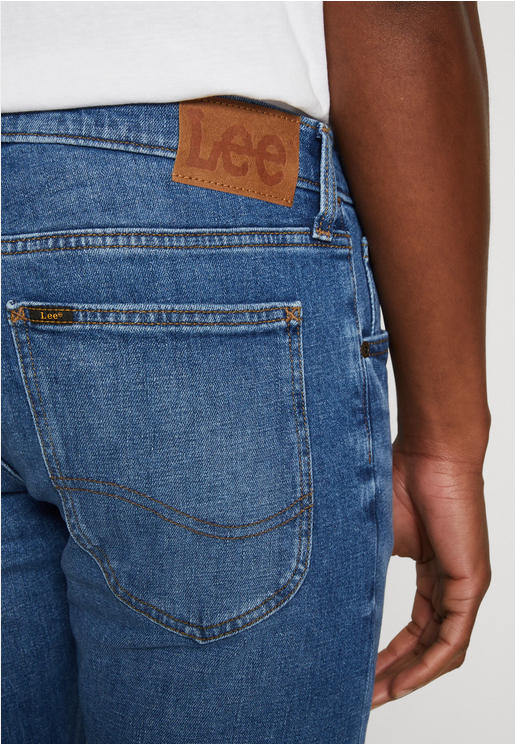 Lee Pantalone Jeans da uomo Luke Slim Tapered L719IAC19 fade out