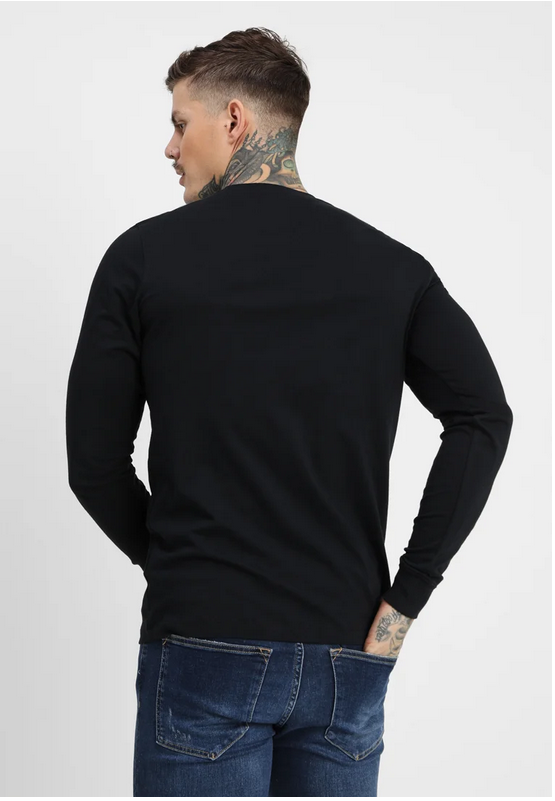Nike T-shirt manica lunga a uomo Club Sportwear AR5193-010 black