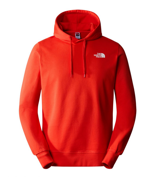 The North Face Felpa da uomo con cappuccio Seasonal Drew Peak Light NF0A2S5715Q1 rosso fuoco