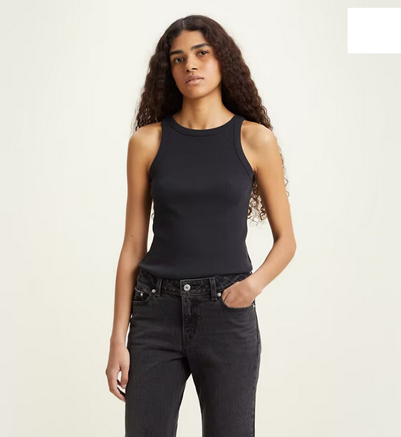 Levi's canotta a costine A3381-0001 caviar