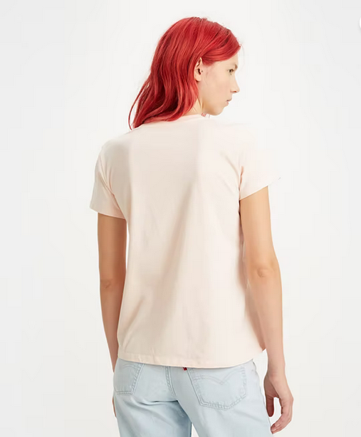 Levi's T-shirt manica corta da donna W Little Logo 39185-0209 rose