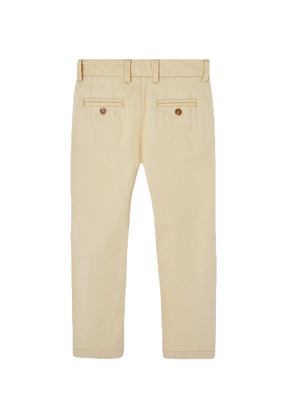 Boboli pantaloni da bambino e ragazzo in saten elastico 736365-7389 cammello