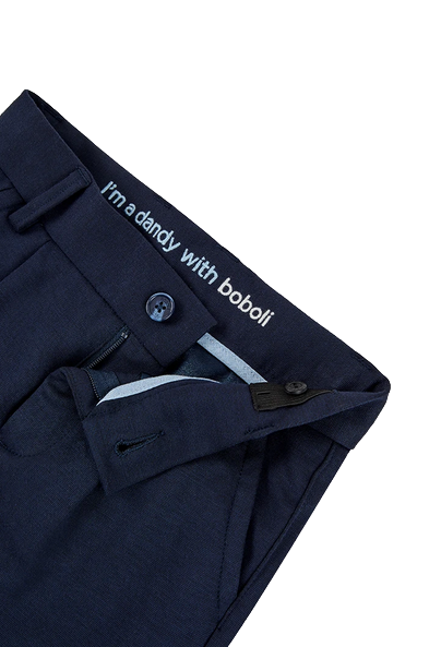Boboli pantalone da bambino e ragazzo fantasia 736398-2440 marinaio