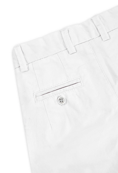Boboli short da bambina e ragazza in satin elastico 736220-1100 bianco