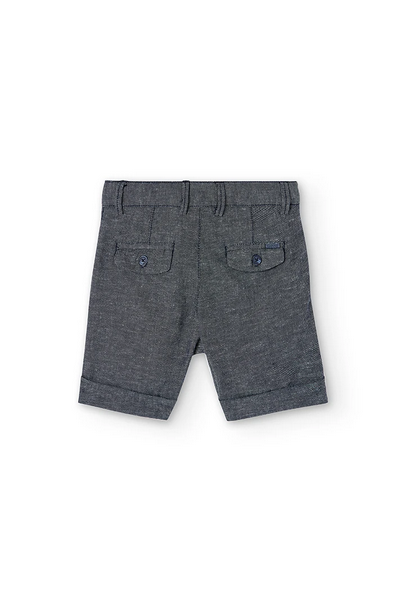 Boboli bermuda da bambino e ragazzo in denim 736040-2440 marinaio