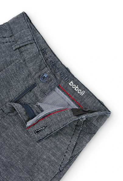 Boboli bermuda da bambino e ragazzo in denim 736040-2440 marinaio