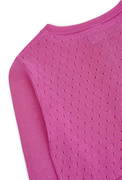 Boboli giacchetta tricot per bambina e ragazza con dettaglio bottoni 726364-3805 orchidea