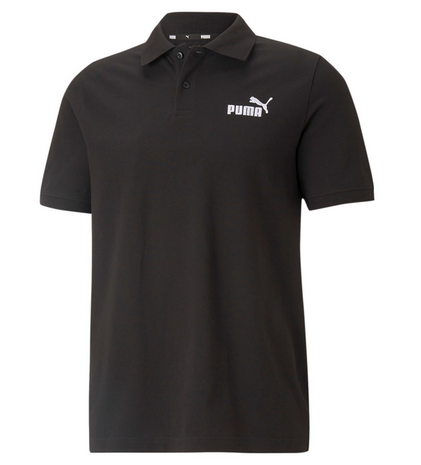 Puma Polo manica corta da uomo in cotone pique 586674-01 nero