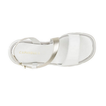 CafèNoir sandalo da donna con zeppa C1HP1040 W001 white