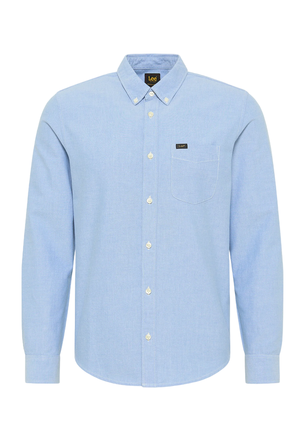Lee Camicia da uomo manica lunga Button Down L880KUA29 prep blue