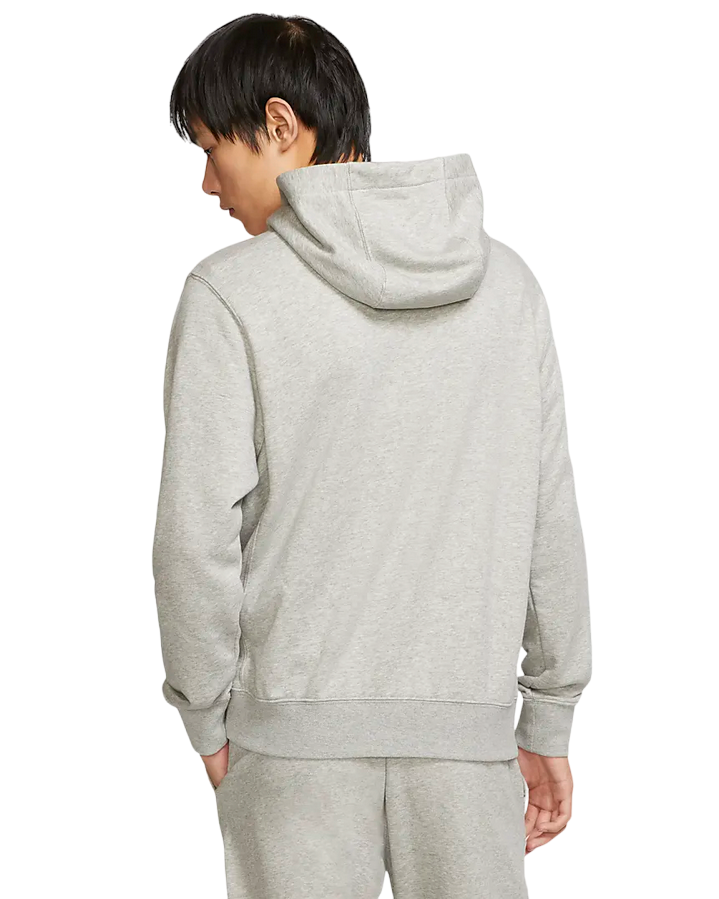 Nike Felpa con cappuccio e zip intera Sportswear Club BV2648-063 grigio scuro
