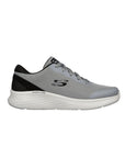 Skechers Skech-Lite Pro Clear Rush 232591/GYBK scarpe walking uomo grigio-nero con Memory Foam, vista laterale