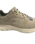 Skechers scarpa da ginnastica da uomo Flex Advantage Woodland 4.0 232237/TPE tortora