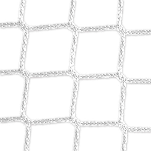 Effea Rete da calcetto PP a maglia quadrata 3x2x1 spessore 3mm bianca