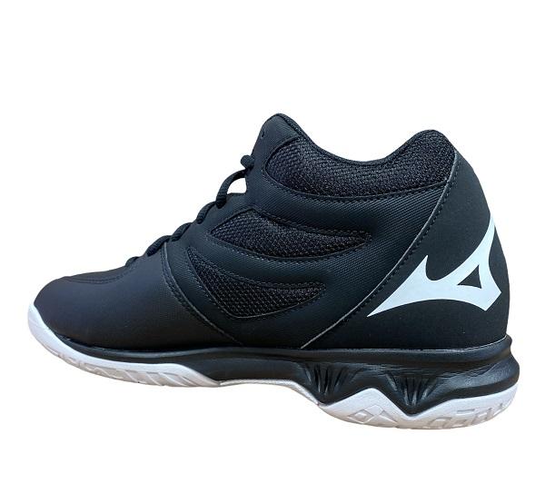 Mizuno scarpa da pallavolo alta da uomo Thunder Blade 2 Mid V1GA197550 nero bianco