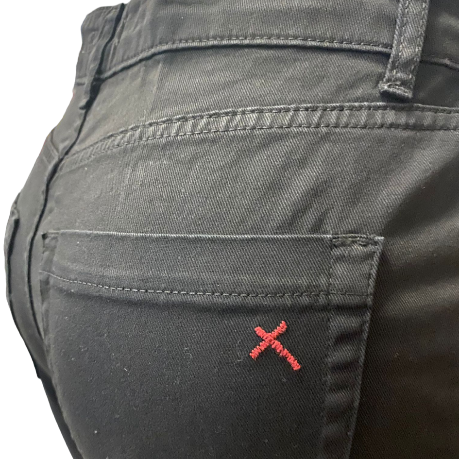 Griffai pantalone 5 tasche in bull da donna DGP3710 nero