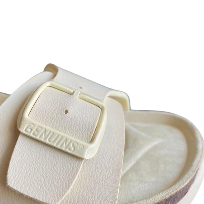 Geniuns sandalo anatomico in vegan da donna Toronto G104831 lemon